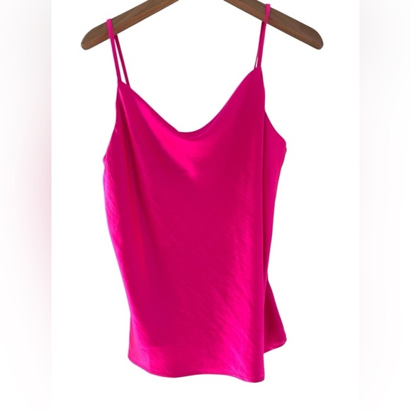 Skip es Are Blue Hot Pink Spaghetti Strap Top - Picture 6 of 6